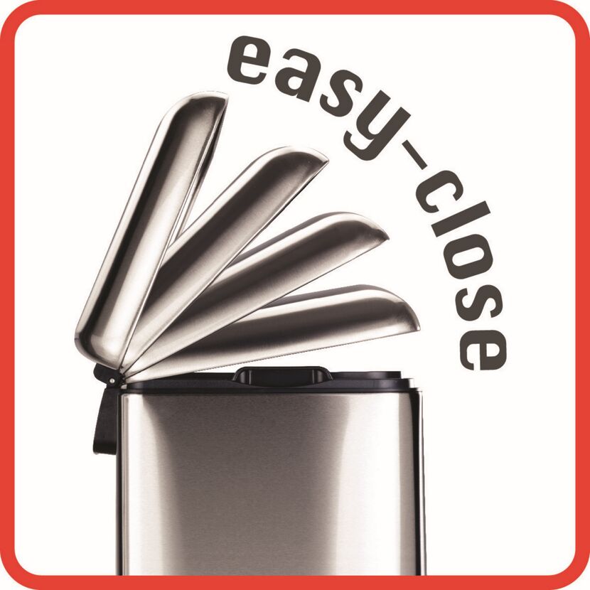 easy-close Funktion des Kosmetikeimers Sare