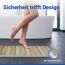 Badteppich 'Lepiana' Diatomit beige 50 x 80 cm