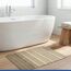 Badteppich 'Lepiana' Diatomit beige 50 x 80 cm