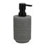 Seifenspender 'Denia' Keramik grau, schwarz 175 ml
