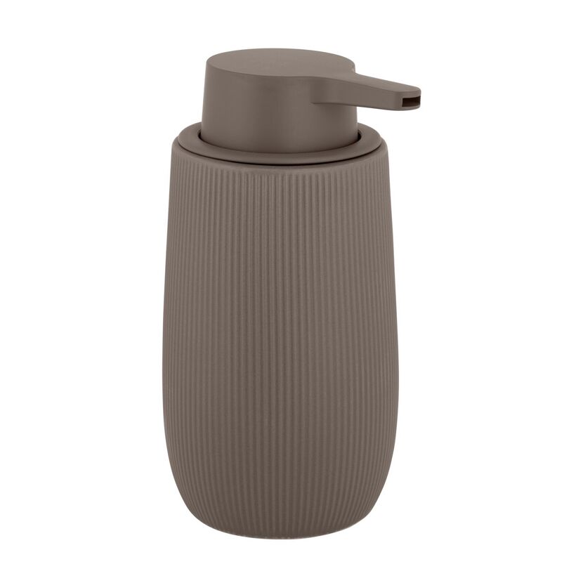 Seifenspender 'Fablo' Keramik taupe 400 ml