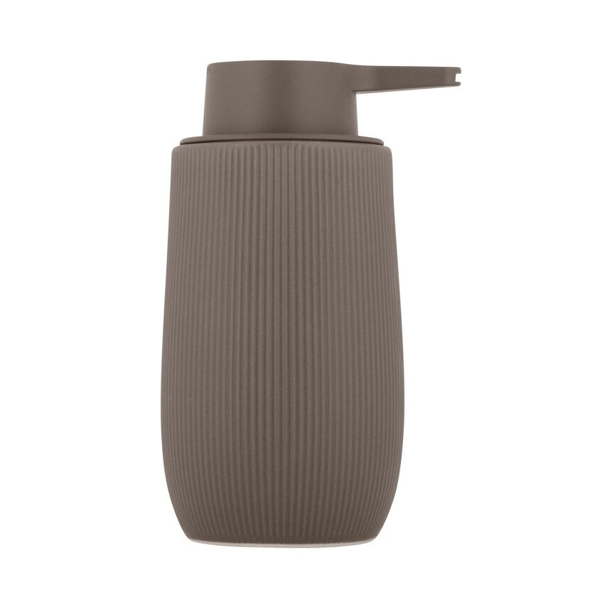 Seifenspender 'Fablo' Keramik taupe 400 ml