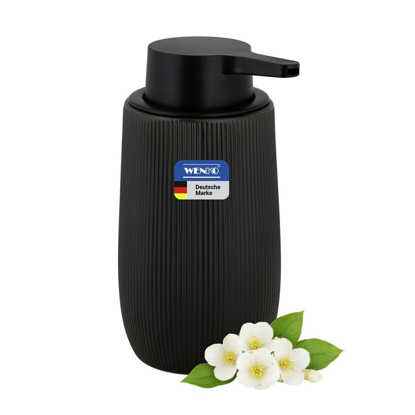 Seifenspender 'Fablo' Keramik schwarz 400 ml