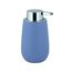 Seifenspender 'Badi' Keramik hellblau, chromfarben 320 ml