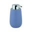 Seifenspender 'Badi' Keramik hellblau, chromfarben 320 ml