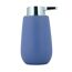Seifenspender 'Badi' Keramik hellblau, chromfarben 320 ml