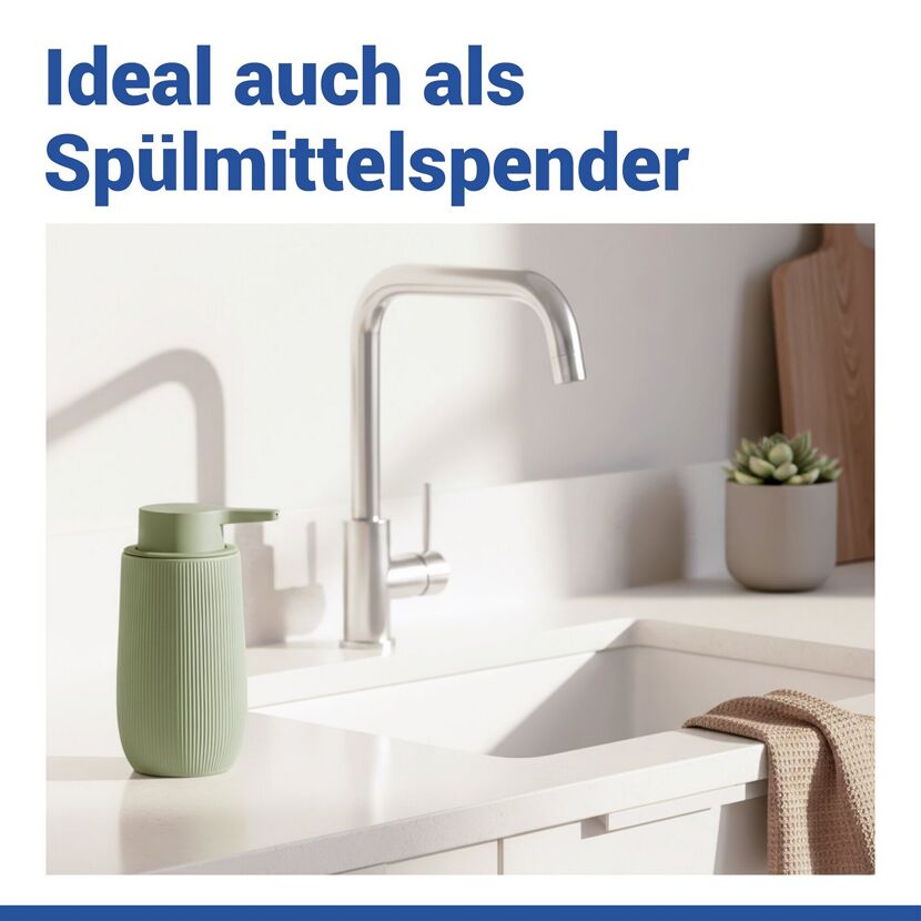 Seifenspender 'Fablo' Keramik grün 400 ml