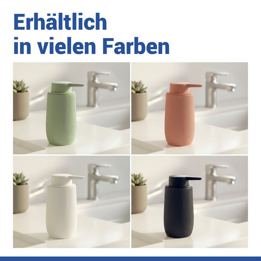 Seifenspender 'Fablo' Keramik grün 400 ml