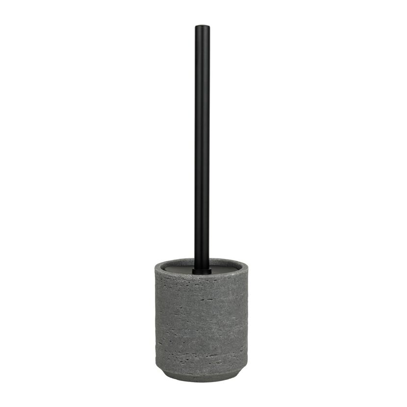 WC-Garnitur 'Denia' grau 10 x 26.5 x 10 cm