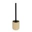 WC-Garnitur 'Denia' beige Edelstahl 10 x 26.5 x 10 cm