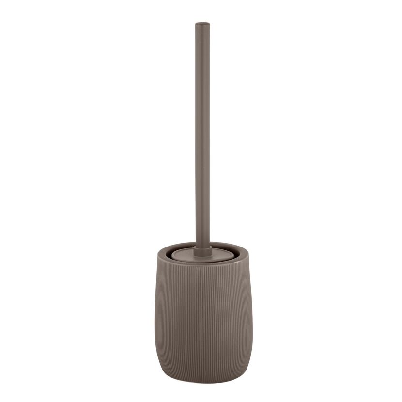 WC-Garnitur 'Fablo' taupe Keramik 12 x 39.5 x 12 cm
