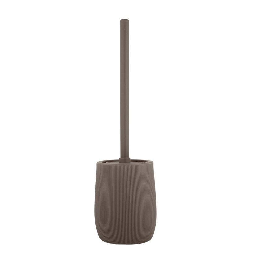 WC-Garnitur 'Fablo' taupe Keramik 12 x 39.5 x 12 cm