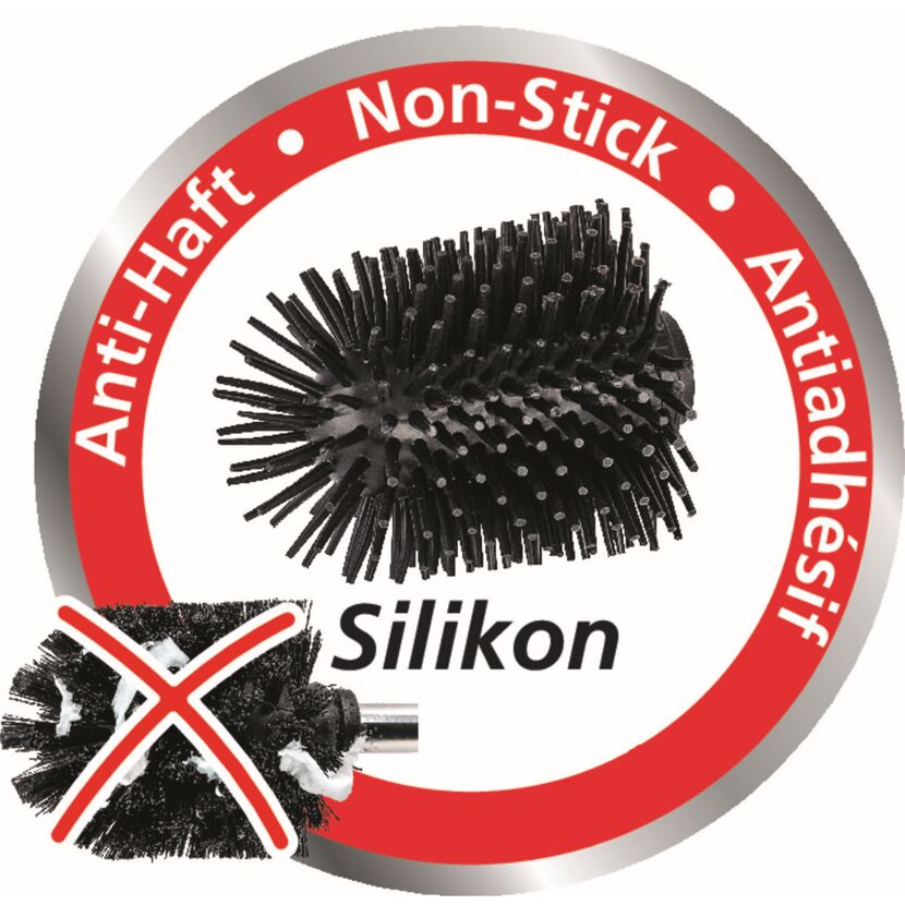 Silikon WC-Bürstenkopf mit Anti-Haft-Eigenschaft