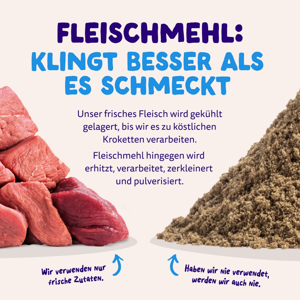 Hundetrockenfutter Frischer Lachs für mittelgroße Hunde 7 kg
