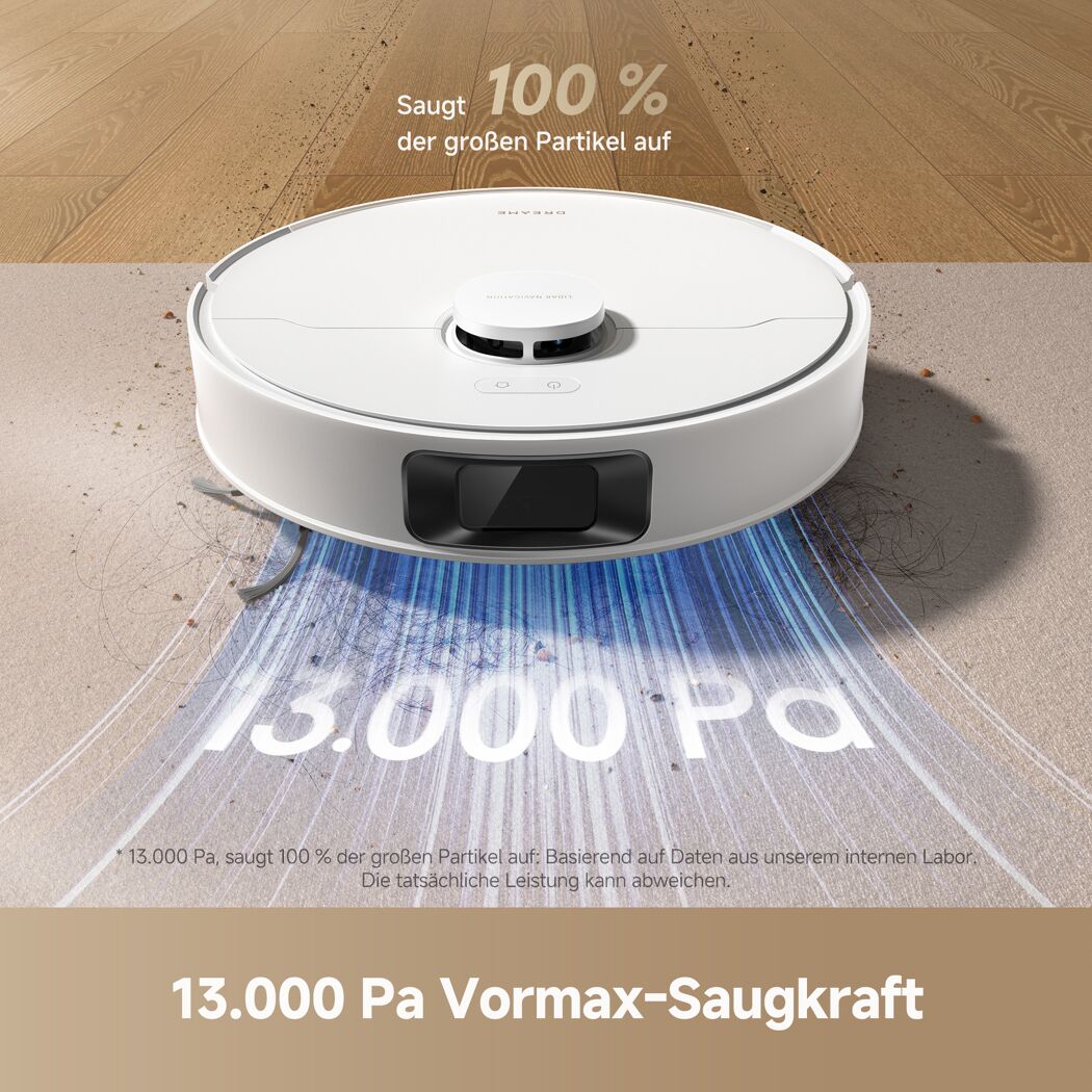 Saug- und Wischroboter 'D20 Plus' mit App-Steuerung