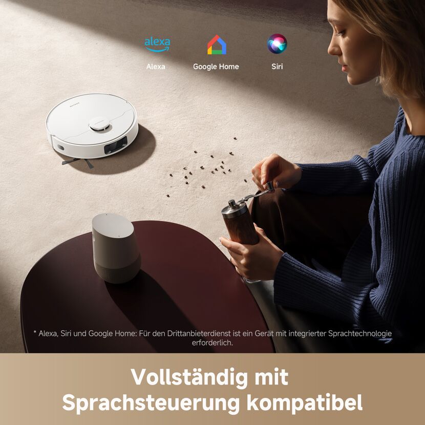 Saug- und Wischroboter 'D20 Plus' mit App-Steuerung