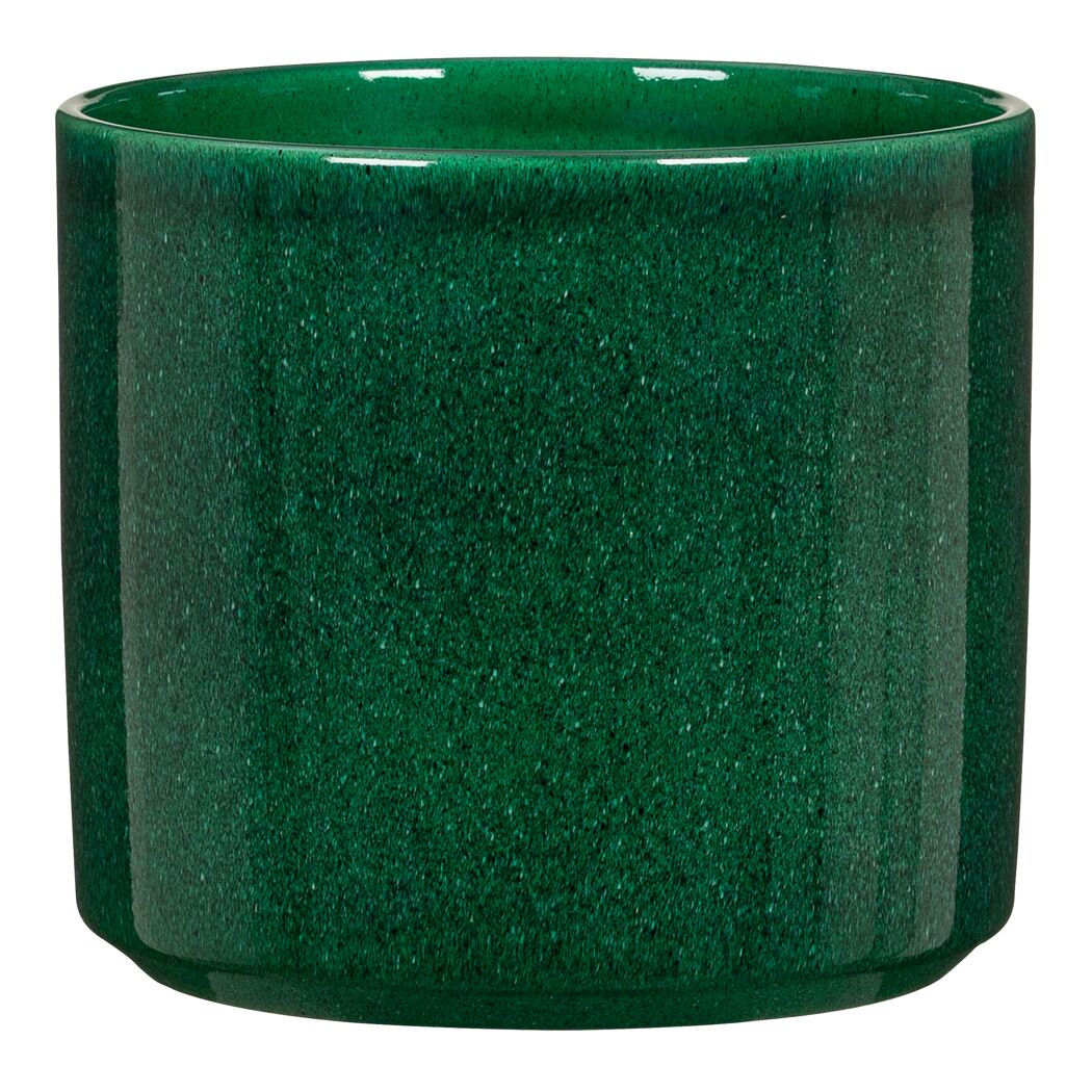Übertopf 'Mystic Green 14/631' Keramik grün Ø 13,6 x 12,2 cm