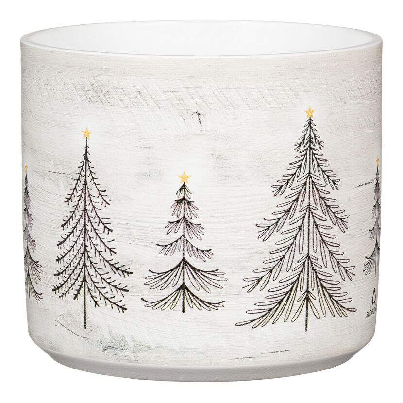 Übertopf 'Cozy Forest 14/631' Keramik bedruckt Ø 13,6 x 12,2 cm