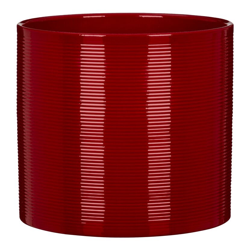 Übertopf 'Intense Red 14/828' Keramik rot Ø 14 x 13 cm