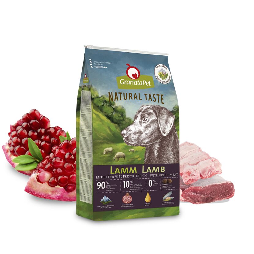 Hundetrockenfutter 'Natural Taste' Lamm Adult 12 kg