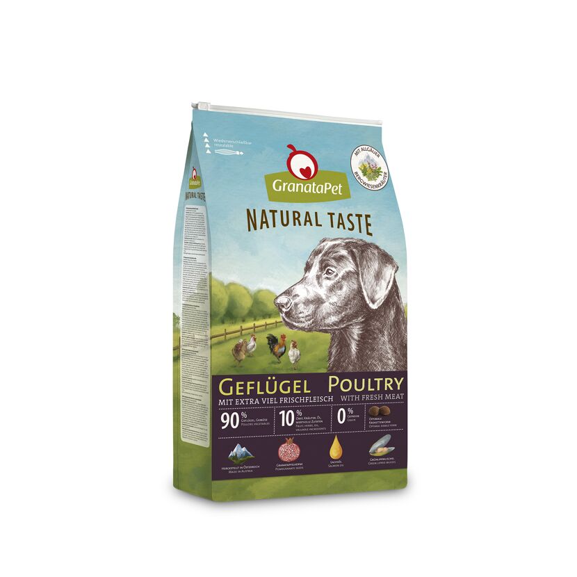 Hundetrockenfutter 'Natural Taste' Geflügel Adult 12 kg