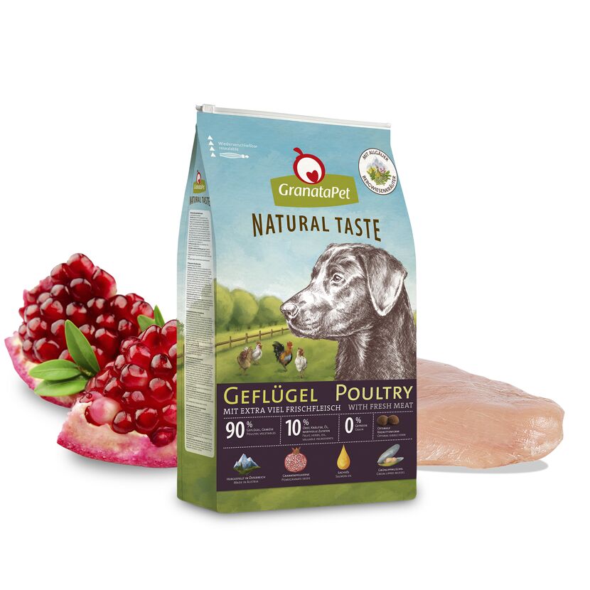 Hundetrockenfutter 'Natural Taste' Geflügel Adult 12 kg