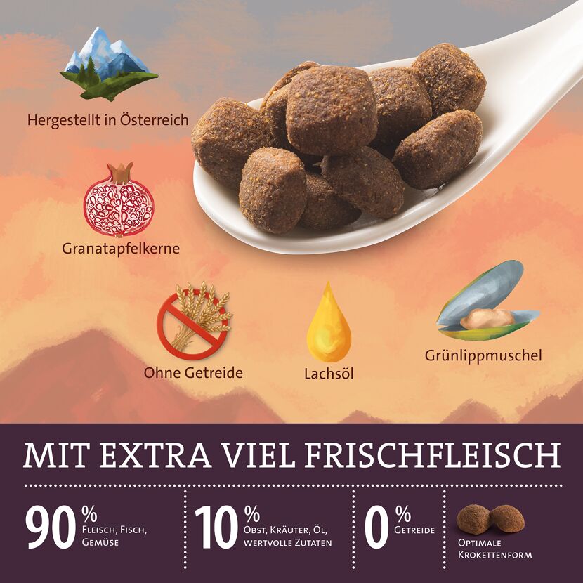 Hundetrockenfutter 'Natural Taste' Lachs & Pute Adult 12 kg