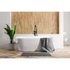 Badewannenarmatur 'STA6003' mattschwarz freistehend mit Handbrause