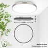 LED-Deckenleuchte 'Kaida' neutralweiß 17,1 W 3900 lm Ø 38 x 6,5 cm