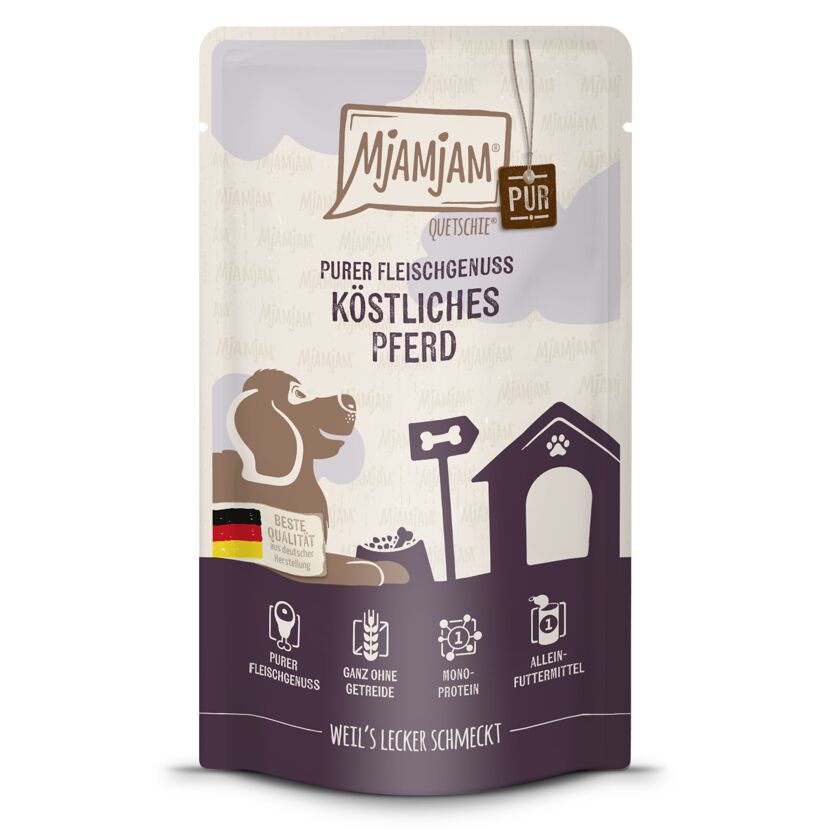 Hundenassfutter 'Purer Fleischgenuss' Pferd Adult 125 g