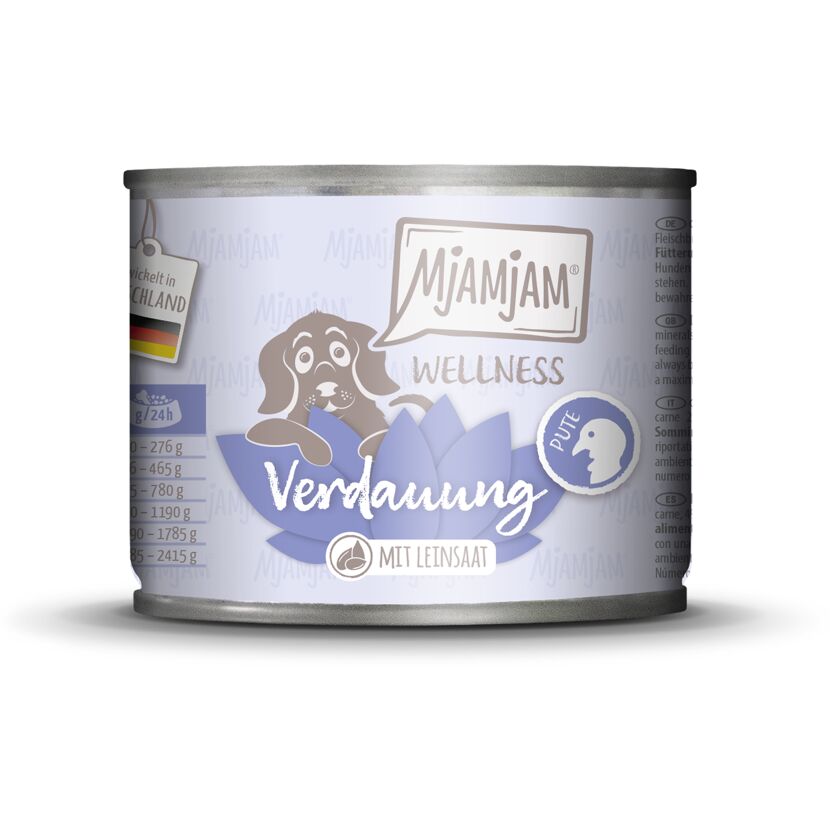 Hundenassfutter 'Wellness' Verdauung Pute Adult 200 g