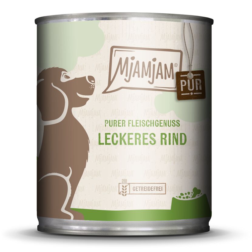 Hundenassfutter 'Purer Fleischgenuss' Rind Adult 800 g