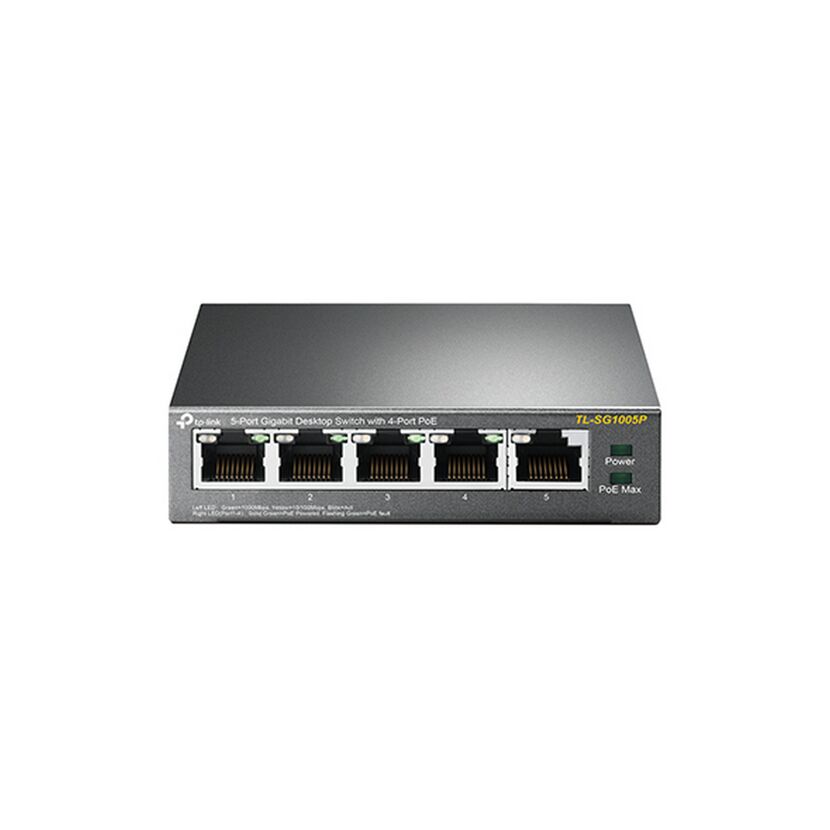 Gigabit-Switch 5-Port mit Stromversorgung über Netzwerkkabel