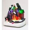 LED-Szenerie Weihnachtsdorf 18 x 21 cm 2 Stück