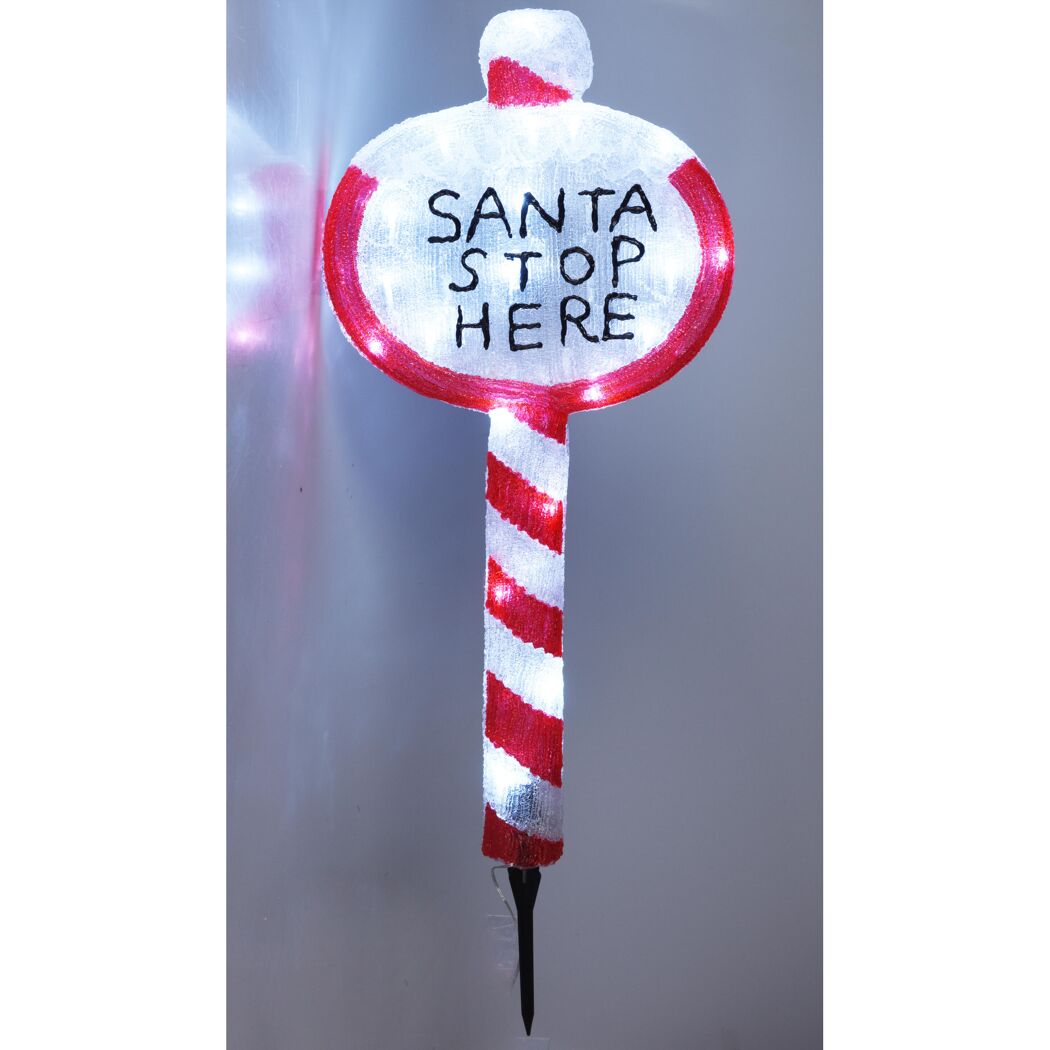 LED-Dekofigur Schild 78 cm