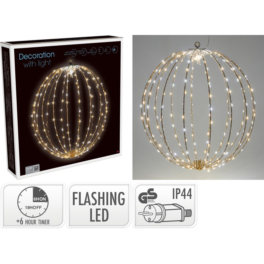 LED-Kugel 240 LEDs Ø 40 cm