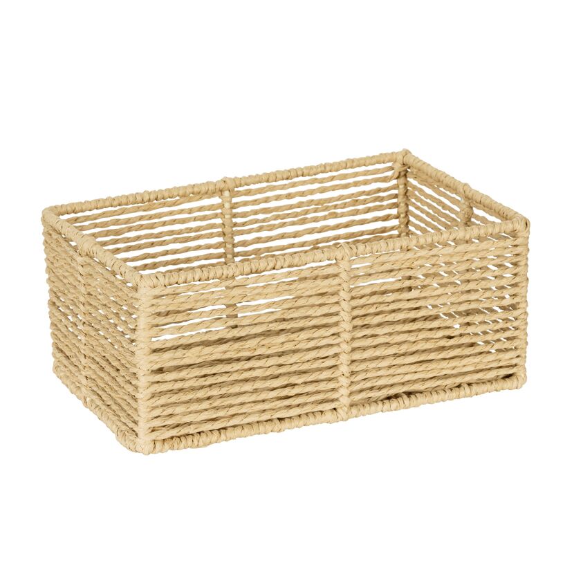 Badkorb 'Meria S' beige 24,5 x 10 x 15 cm