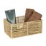 Badkorb 'Meria S' beige 24,5 x 10 x 15 cm