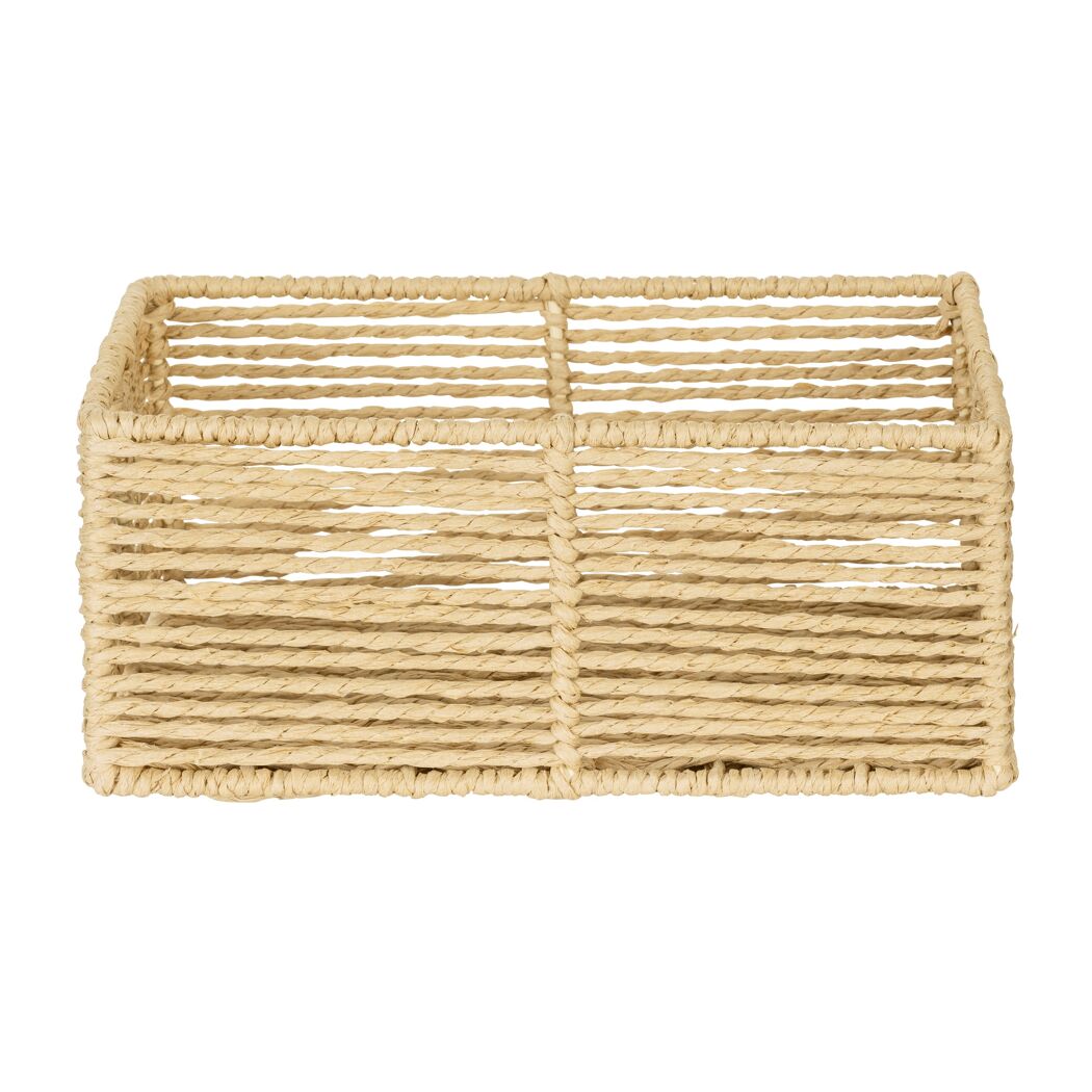 Badkorb 'Meria S' beige 24,5 x 10 x 15 cm