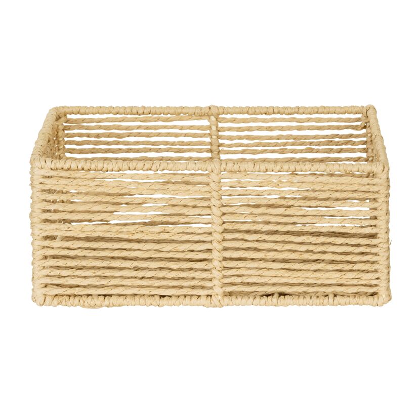 Badkorb 'Meria S' beige 24,5 x 10 x 15 cm
