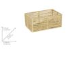 Badkorb 'Meria S' beige 24,5 x 10 x 15 cm