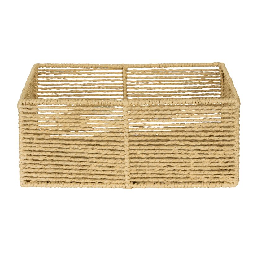 Badkorb 'Meria M' beige 30 x 12 x 20 cm