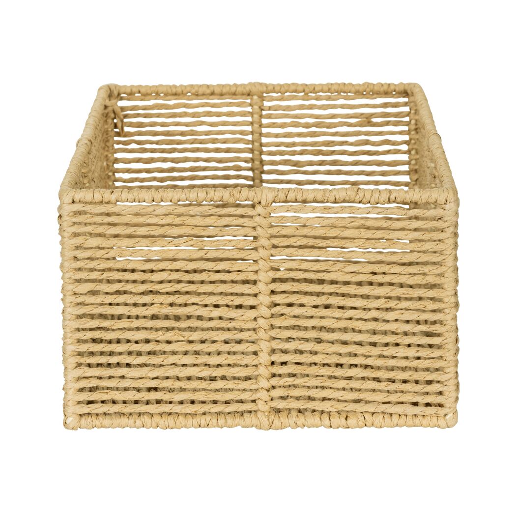Badkorb 'Meria M' beige 30 x 12 x 20 cm