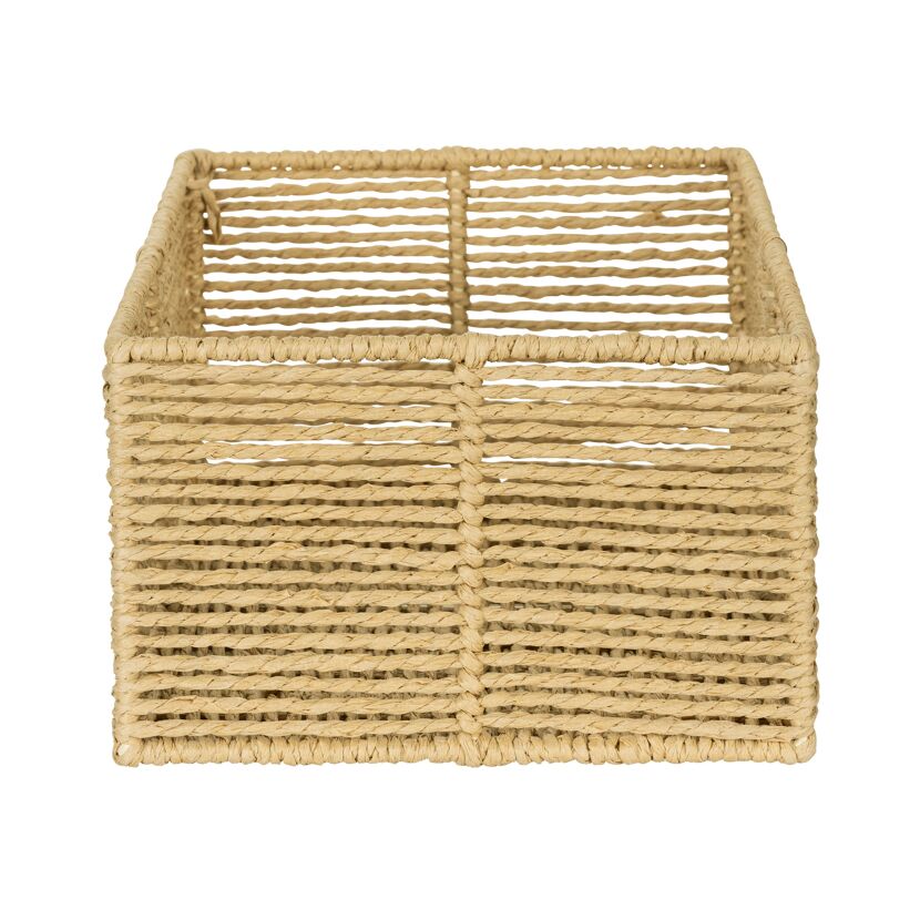Badkorb 'Meria M' beige 30 x 12 x 20 cm