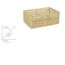 Badkorb 'Meria M' beige 30 x 12 x 20 cm