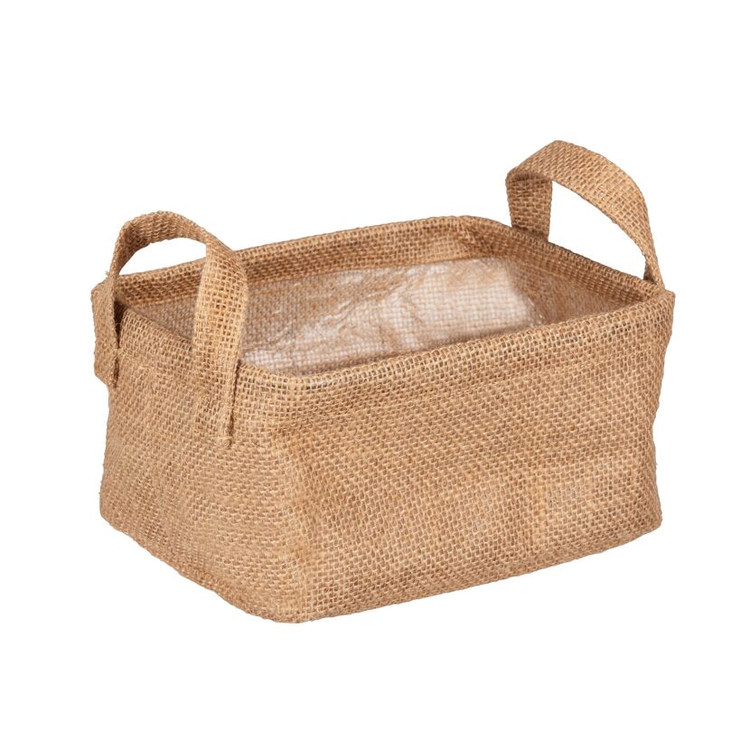 Badkorb 'Juna S' braun 20 x 15 x 15 cm