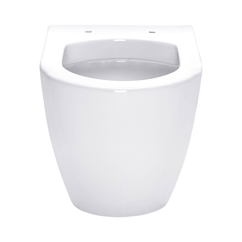 Wand-WC 'Antus' spülrandlos weiß ohne WC-Sitz