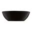 Aufsatzwaschbecken oval 'Sati' schwarz 60 x 14.2 x 42 cm