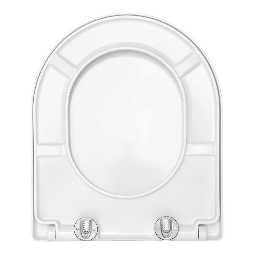 WC-Sitz 'Antus' mit Absenkautomatik weiß Duroplast