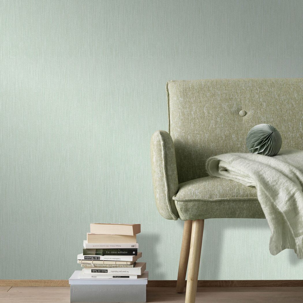 Vliestapete Guido Maria Kretschmer '10580-07 Fashion for Walls Moments 2026' Uni grün 0,53 x 10,05 m